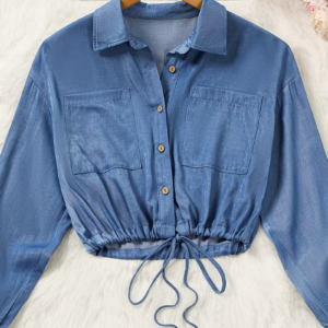 Women's Casual Solid Color Button Jacket