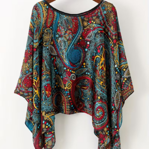 Women's Floral Hooded Sunscreen Shawl Cloak