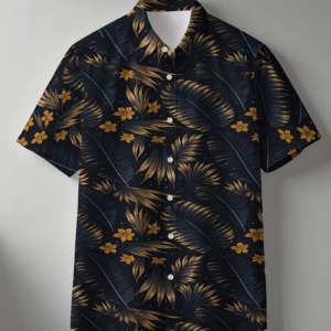 Men's Hawaiian Style Short-Sleeve Shirt