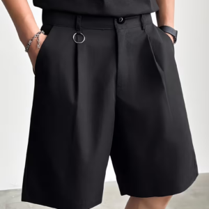 Men's Casual Pleated Shorts