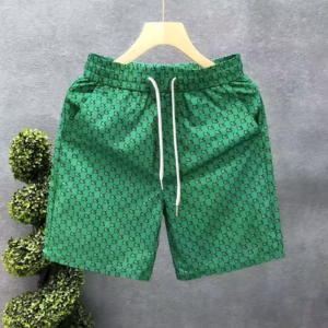 Men's Casual Beach Printed Drawstring Shorts